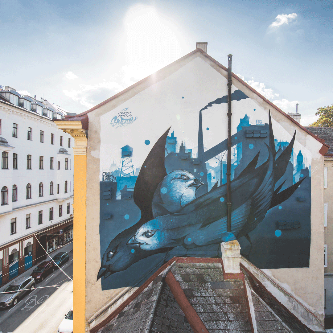 Kunstwerk Calle Libre in Wien