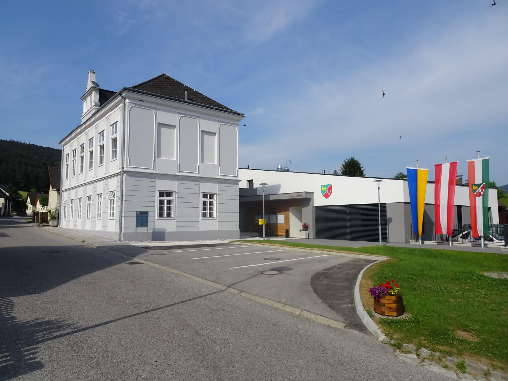 Gemeindeamt und Gemeindesaal Waidmannsfeld