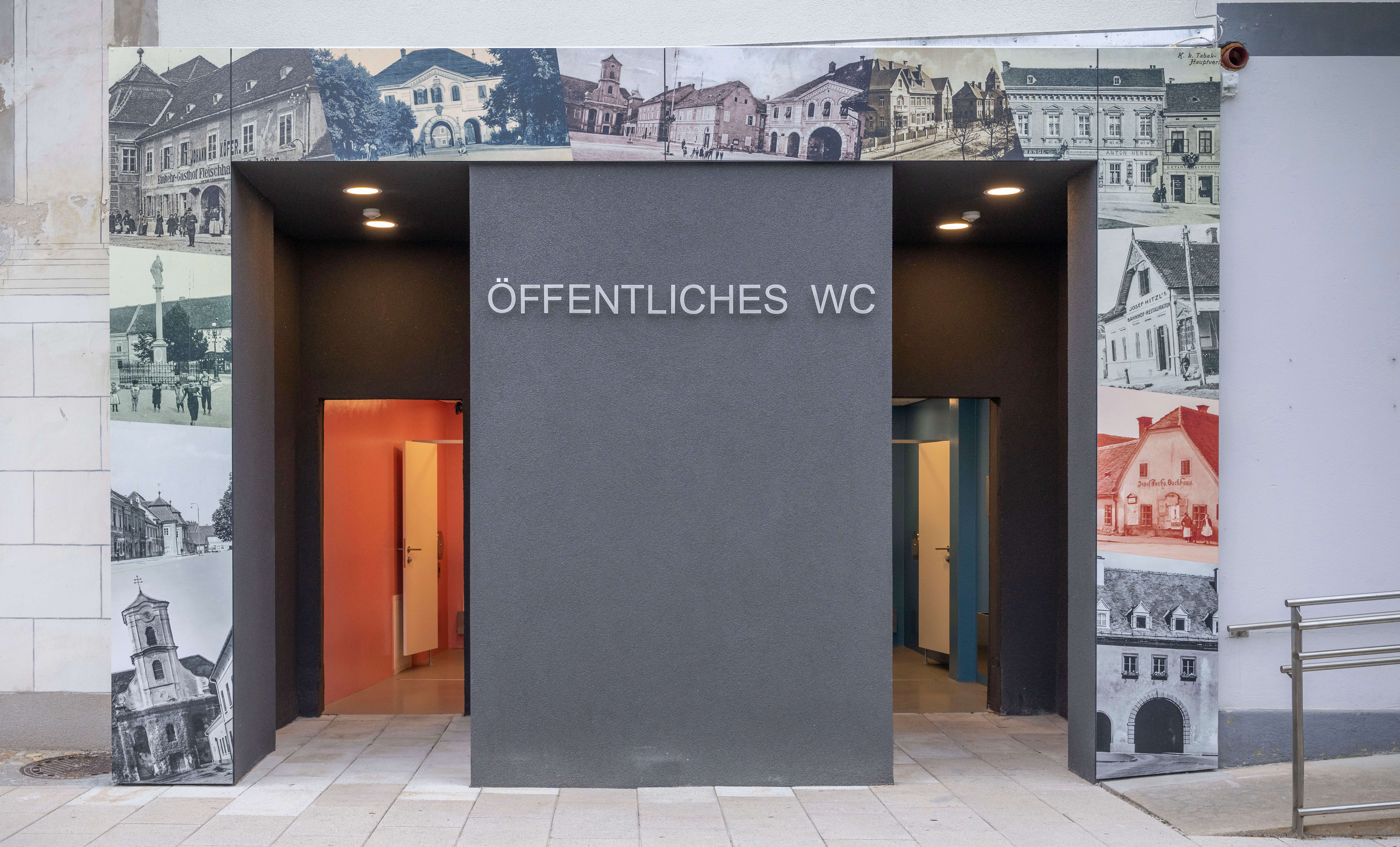 Öffentliche Toilette Fürstenfeld Eingang